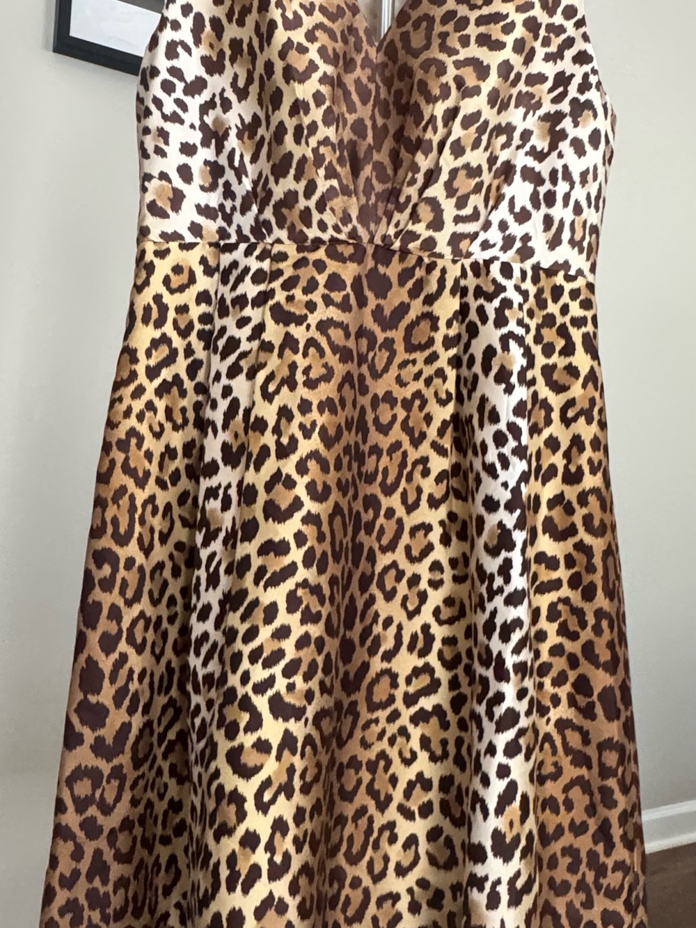 Kate Spade Autumn Leopard Domino Cocktail Dress Fall 2014 Collection.